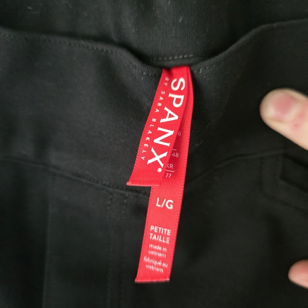 SPANXBackseam Ankle Ponte Pants in Black Size L - Picture 3 of 8
